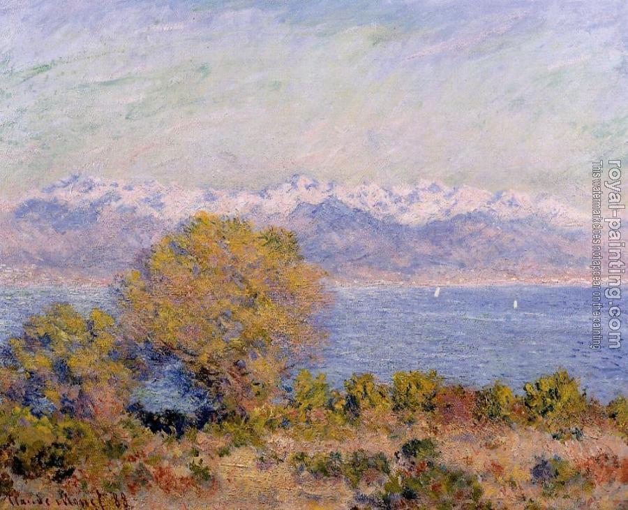 Claude Oscar Monet : The Alps Seen from Cap d'Antibes
